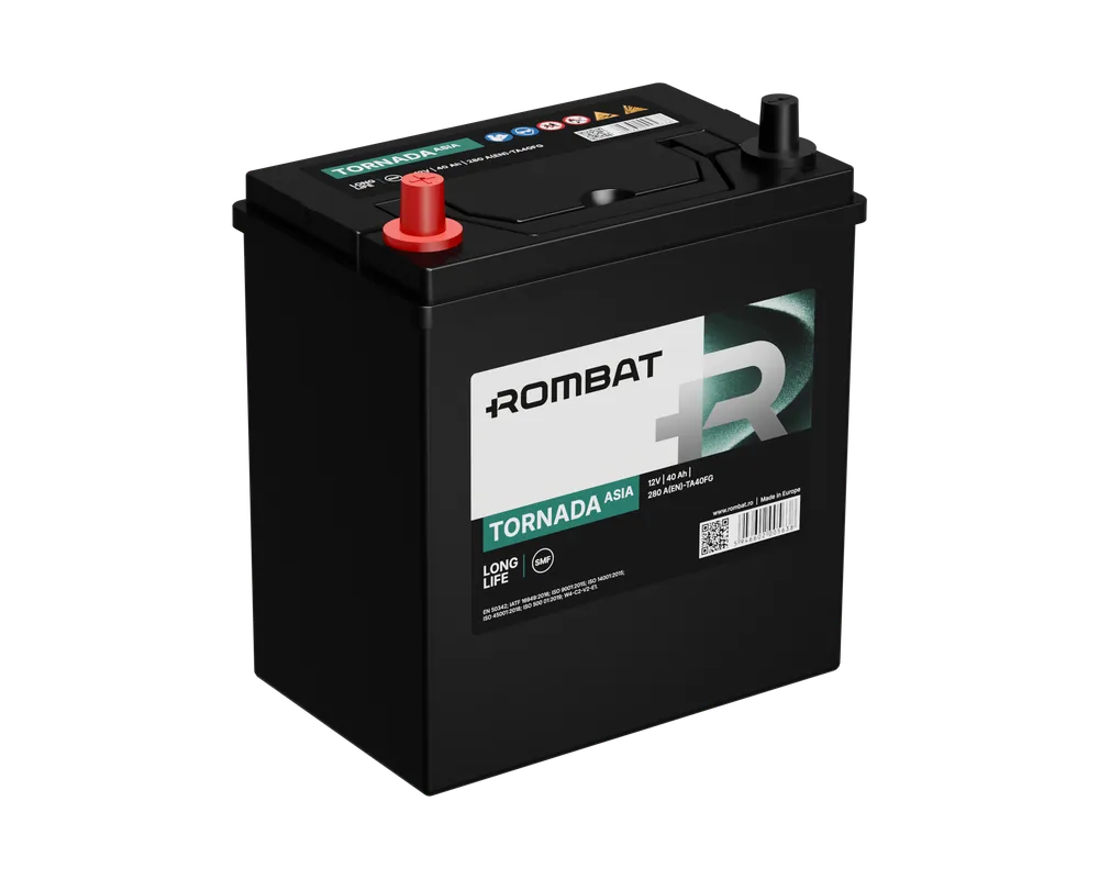 ROMBAT Tornada Asia 12V - 40AH 280A L - Staplertechnik24