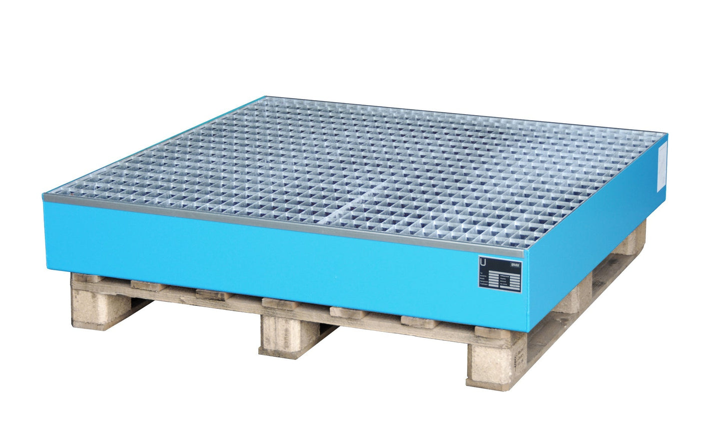 Auffangwanne 2028, lackiert, Lichtblau - Staplertechnik24 - 4471 - 16 - 0000 - 3