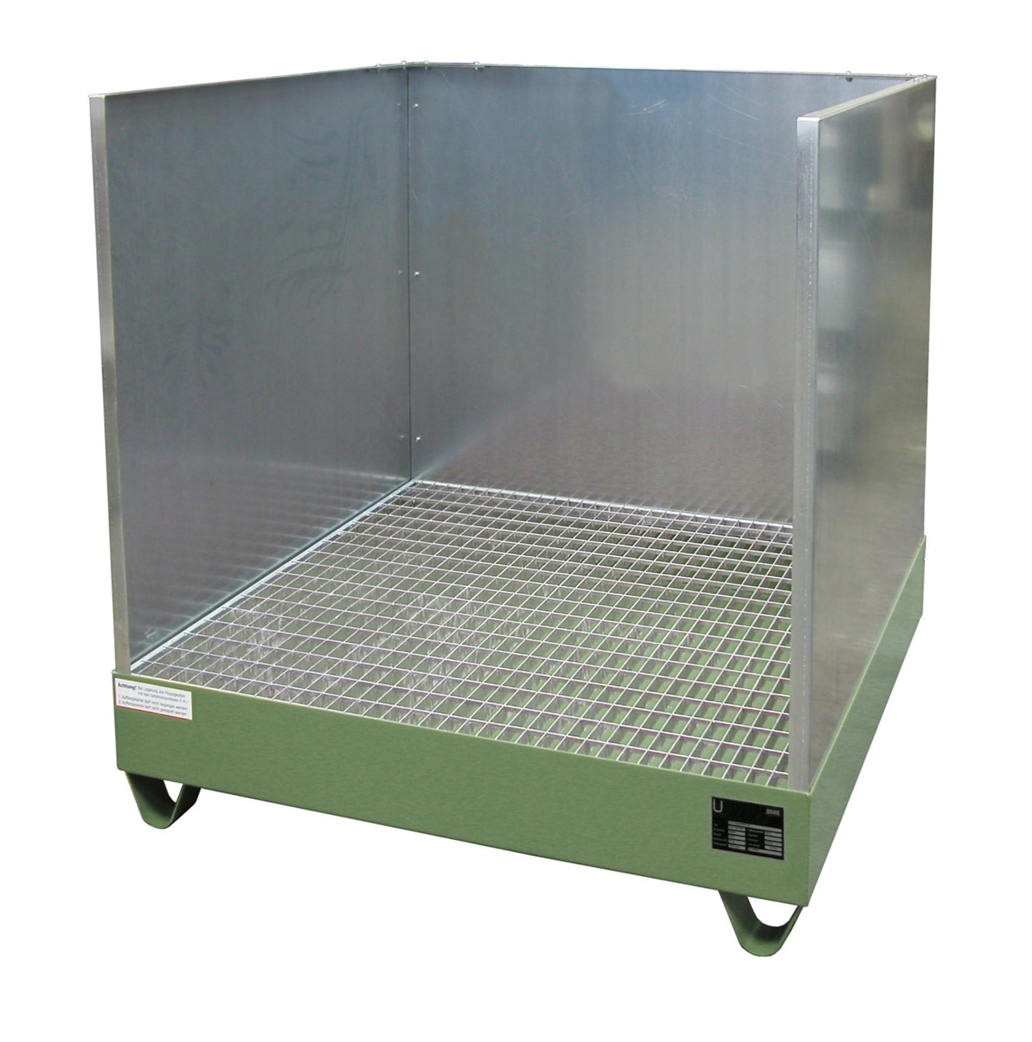 Auffangwanne 2032/SW, lackiert, Resedagrün - Staplertechnik24 - 4471 - 14 - 2000 - 4