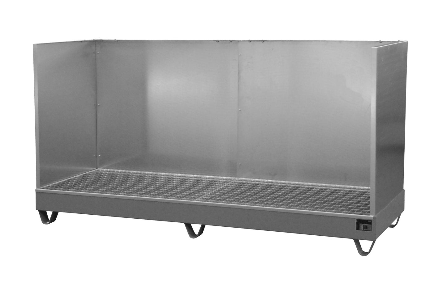 Auffangwanne 2042/SW, lackiert, Mausgrau - Staplertechnik24 - 4471 - 18 - 2000 - 5