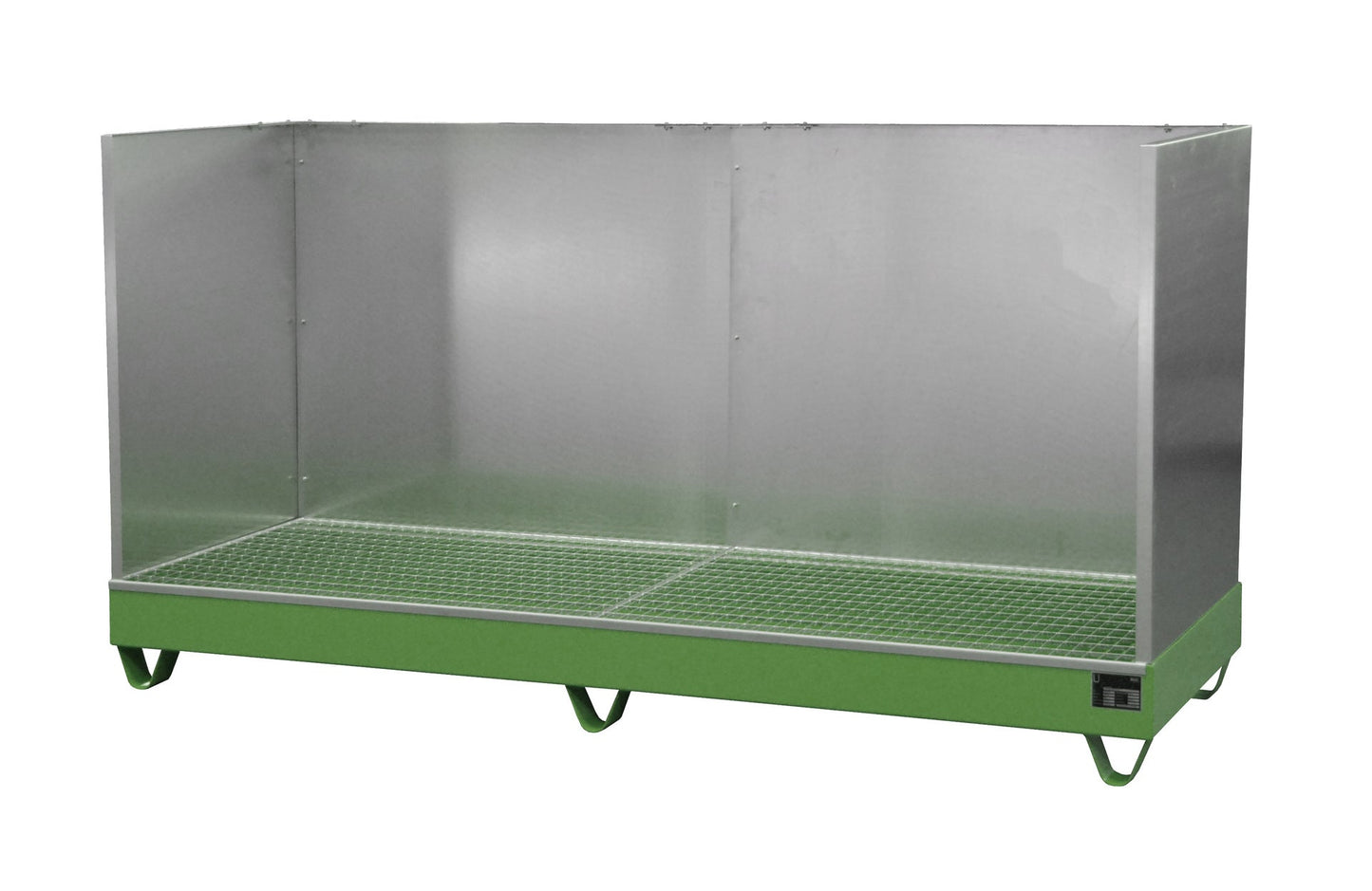 Auffangwanne 2042/SW, lackiert, Resedagrün - Staplertechnik24 - 4471 - 18 - 2000 - 4