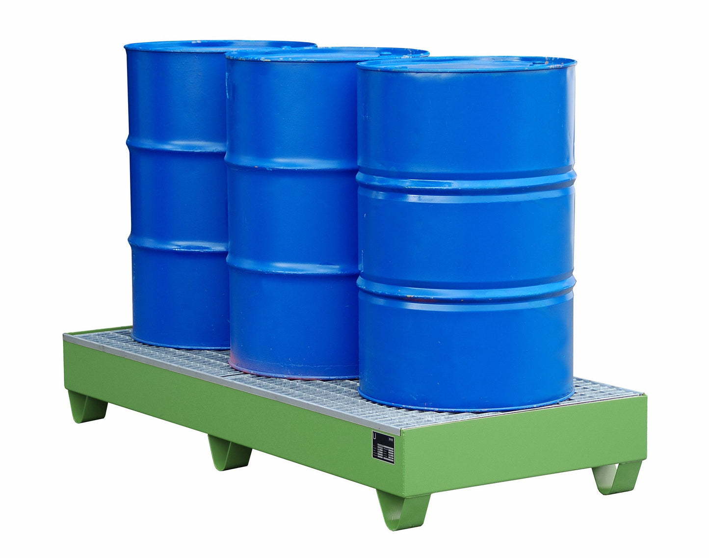 Auffangwanne 2050, lackiert, Resedagrün - Staplertechnik24 - 4471 - 72 - 0000 - 4