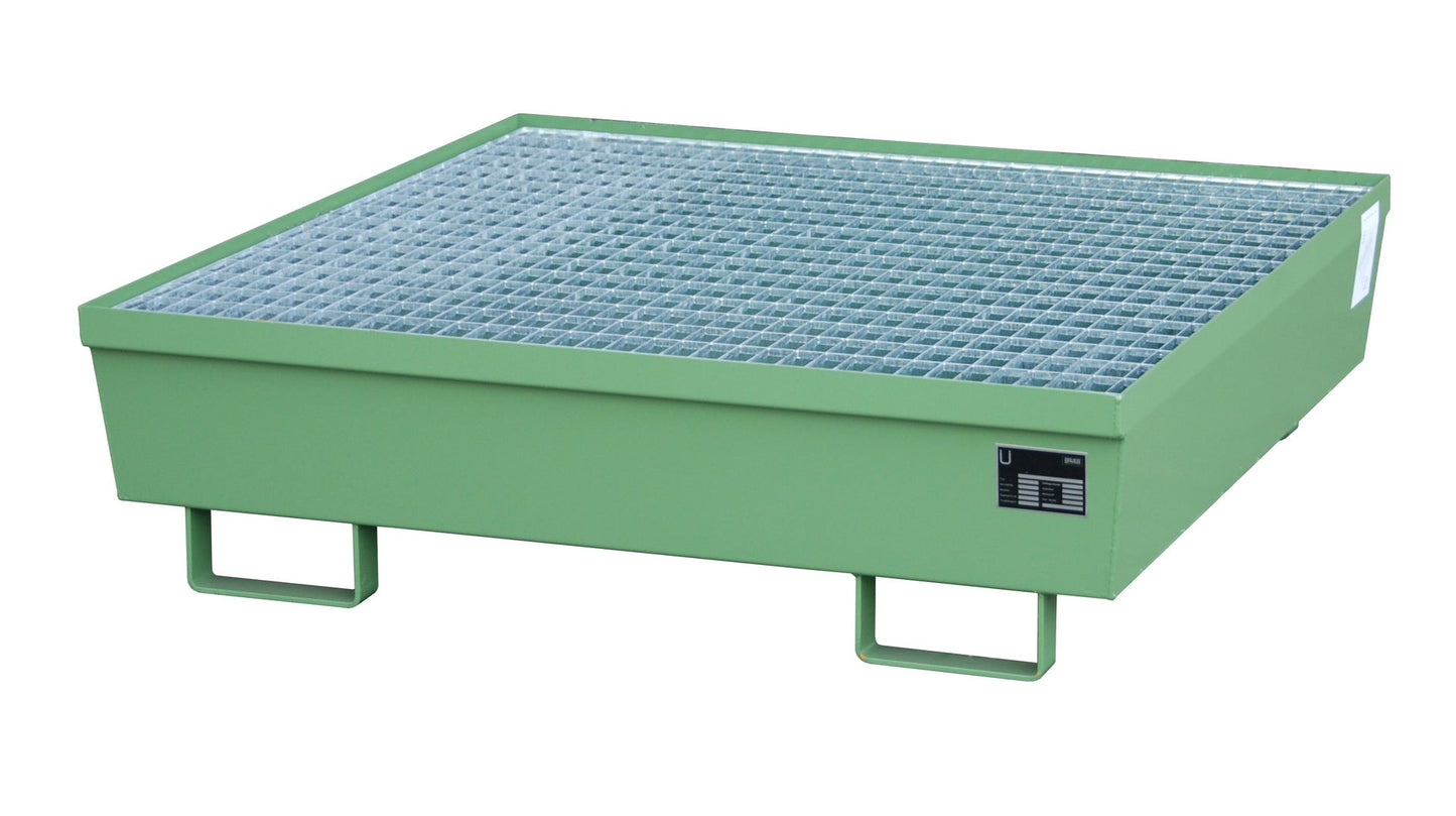 Auffangwanne AM - 4/A, lackiert, Resedagrün - Staplertechnik24 - 4447 - 03 - 0000 - 4