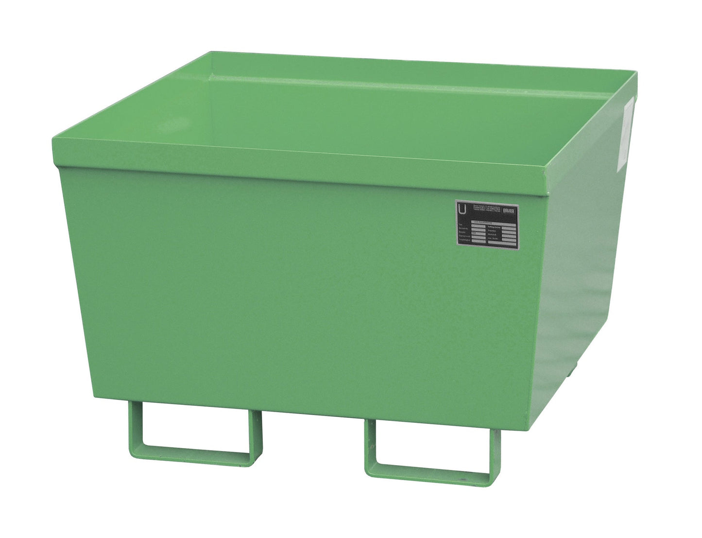 Auffangwanne AO - 1, lackiert, Resedagrün - Staplertechnik24 - 4447 - 09 - 0000 - 4