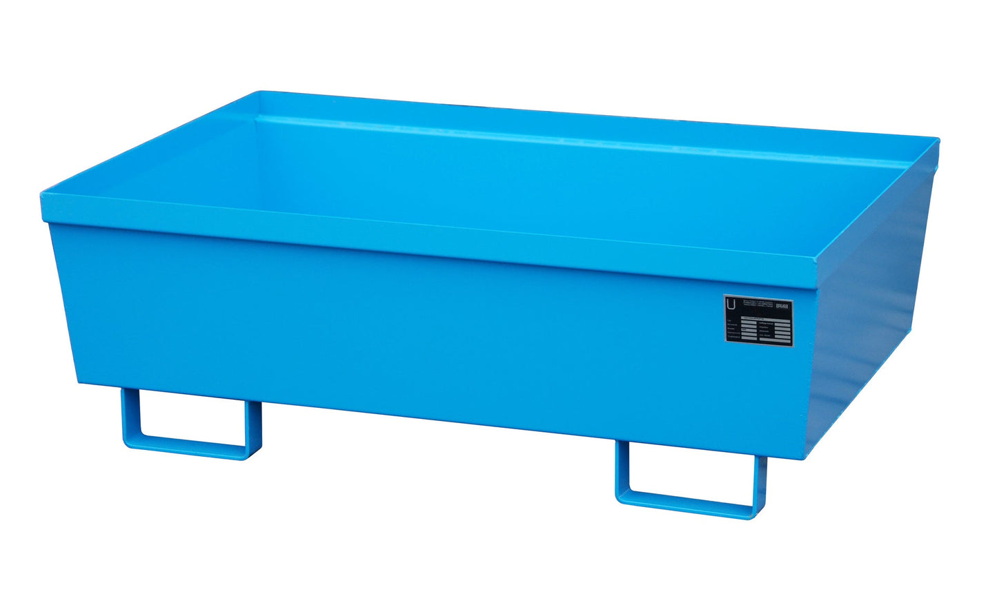 Auffangwanne AO - 2, lackiert, Lichtblau - Staplertechnik24 - 4447 - 10 - 1000 - 3