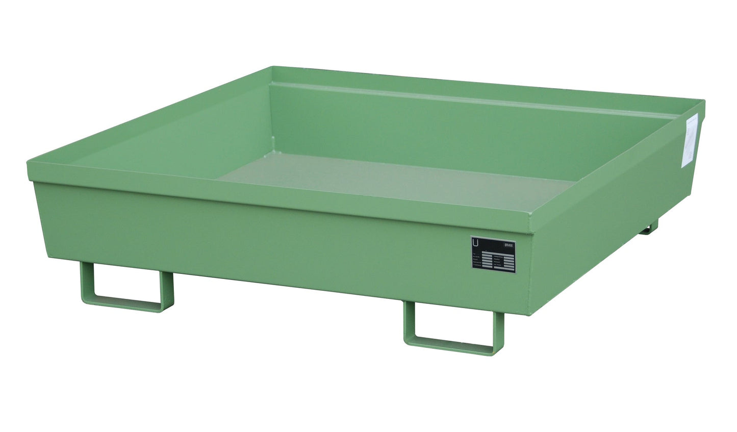 Auffangwanne AO - 4/A, lackiert, Resedagrün - Staplertechnik24 - 4447 - 11 - 1000 - 4