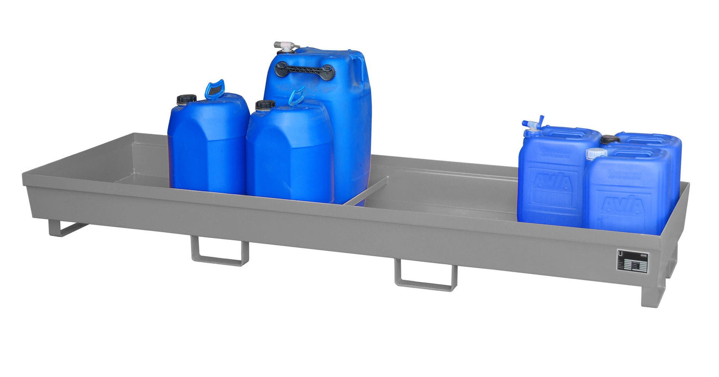 Auffangwanne AO - 4/B, lackiert, Mausgrau - Staplertechnik24 - 4447 - 12 - 0000 - 5