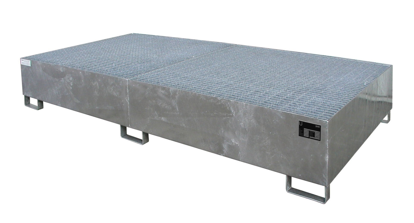 Auffangwanne AW 1000 - 2, feuerverzinkt - Staplertechnik24 - 4402 - 91 - 0000 - 7