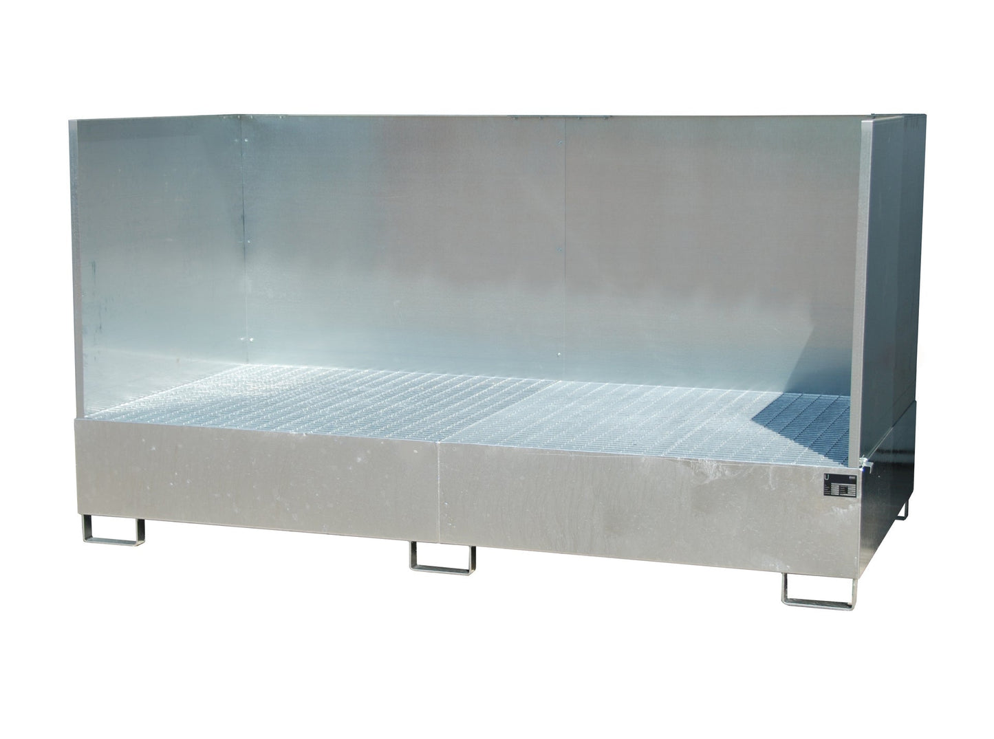 Auffangwanne AW 1000 - 2/SW, feuerverzinkt - Staplertechnik24 - 4402 - 91 - 2000 - 7