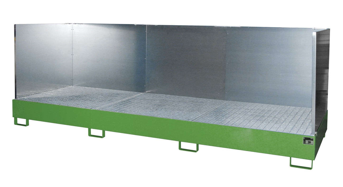 Auffangwanne AW 1000 - 3/SW, lackiert, Resedagrün - Staplertechnik24 - 4518 - 17 - 2000 - 4