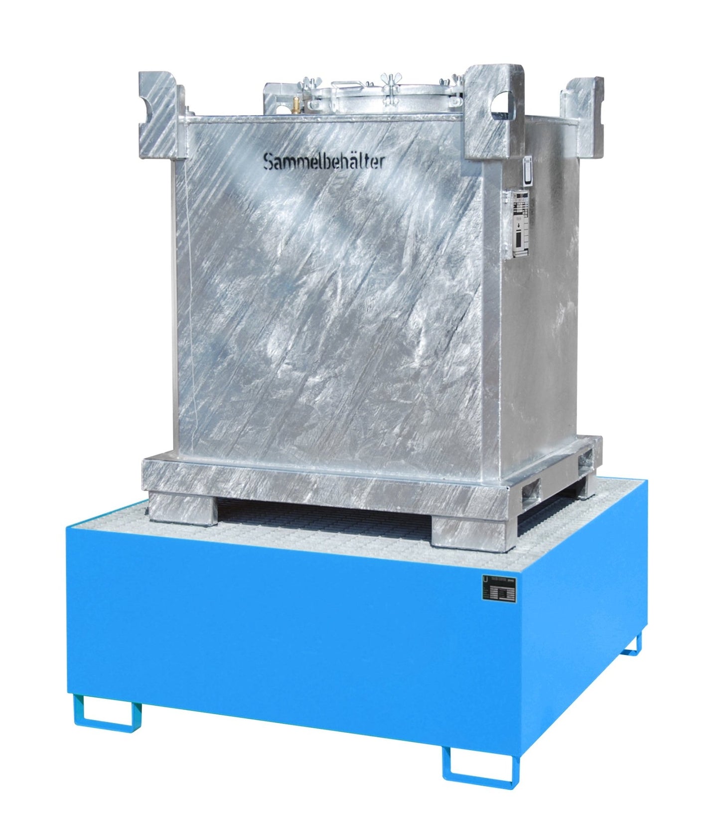 Auffangwanne AW 1000, lackiert, Lichtblau - Staplertechnik24 - 4402 - 23 - 0000 - 3