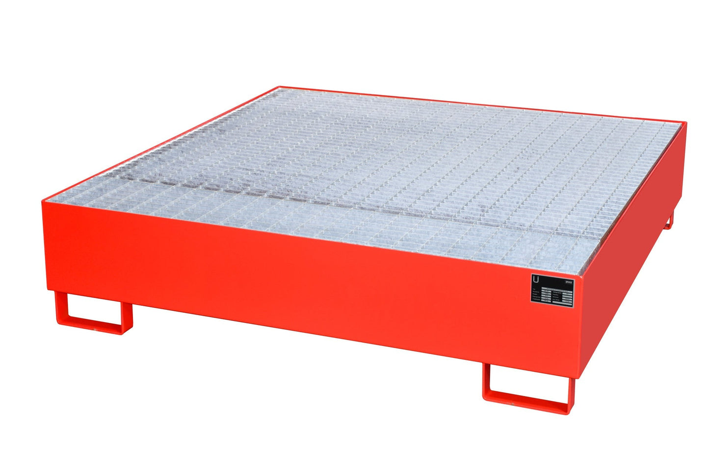 Auffangwanne AW 450, lackiert, Feuerrot - Staplertechnik24 - 4402 - 21 - 0000 - 2