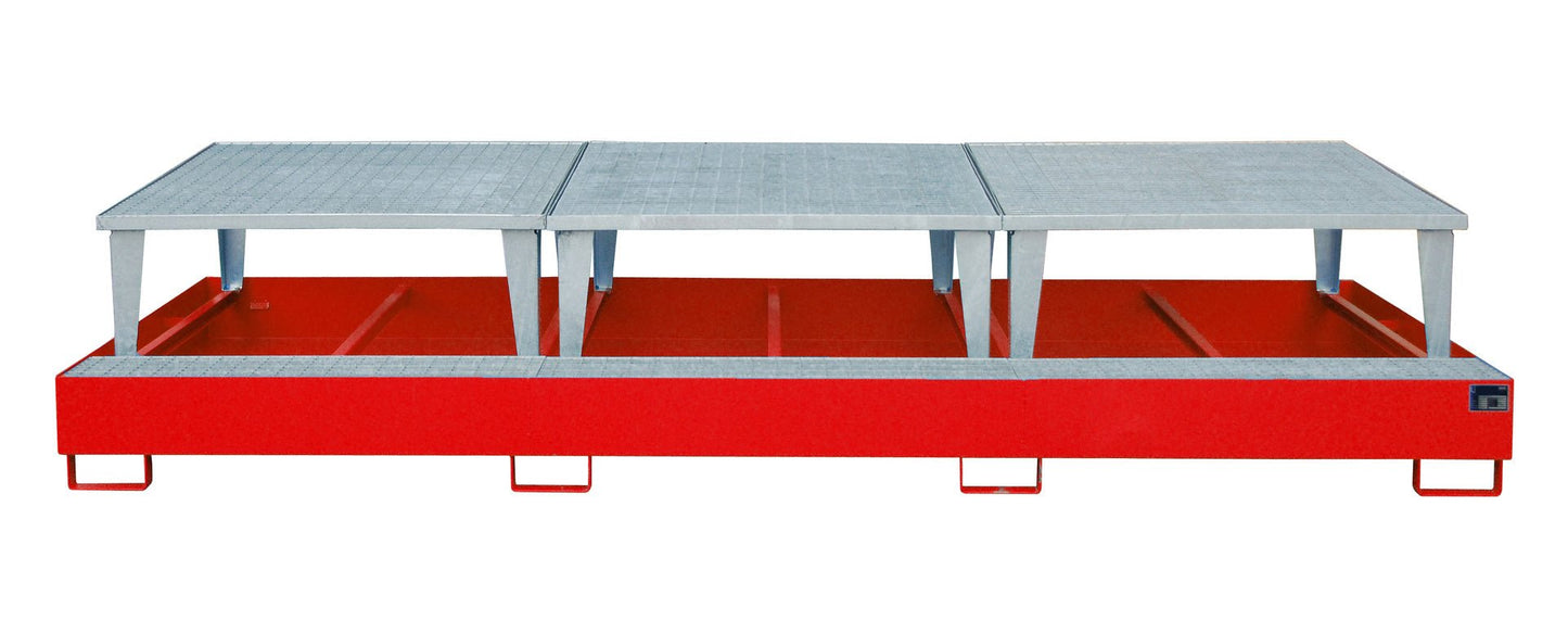 Auffangwanne AWA 1000 - 3, lackiert, Feuerrot - Staplertechnik24 - 4518 - 20 - 0000 - 2