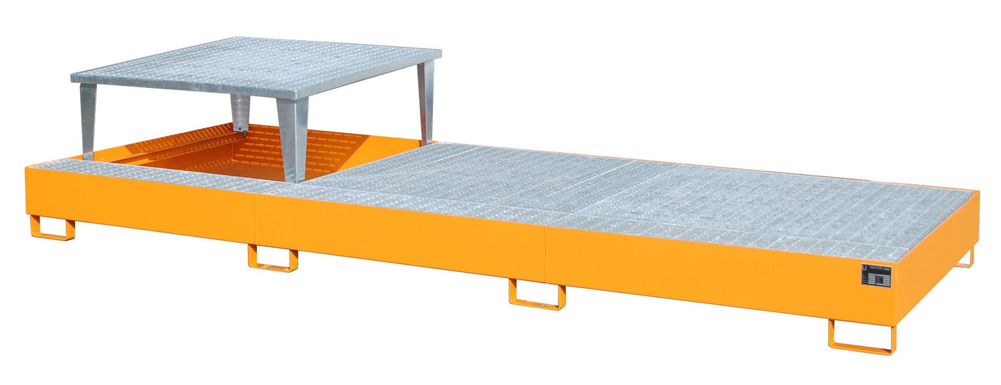 Auffangwanne AWA 31, lackiert, Gelborange - Staplertechnik24 - 4402 - 81 - 0000 - 1