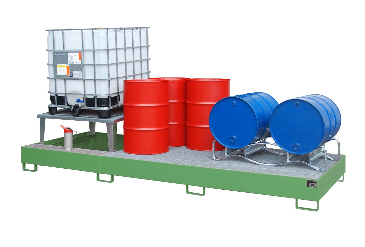 Auffangwanne AWA 31, lackiert, Resedagrün - Staplertechnik24 - 4402 - 81 - 0000 - 4