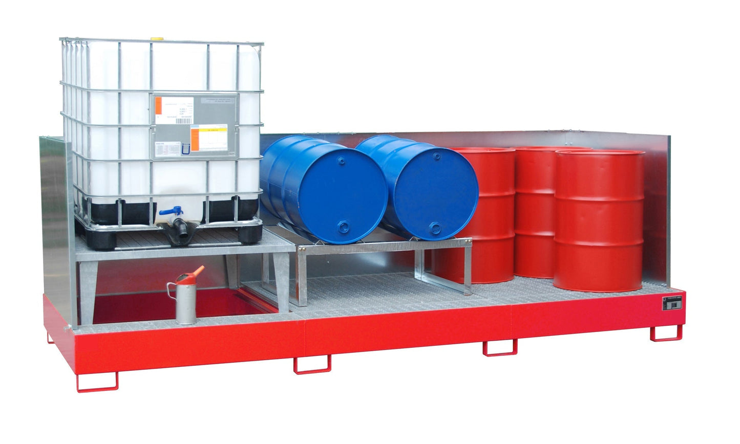 Auffangwanne AWA 31/SW, lackiert, Feuerrot - Staplertechnik24 - 4402 - 81 - 2000 - 2