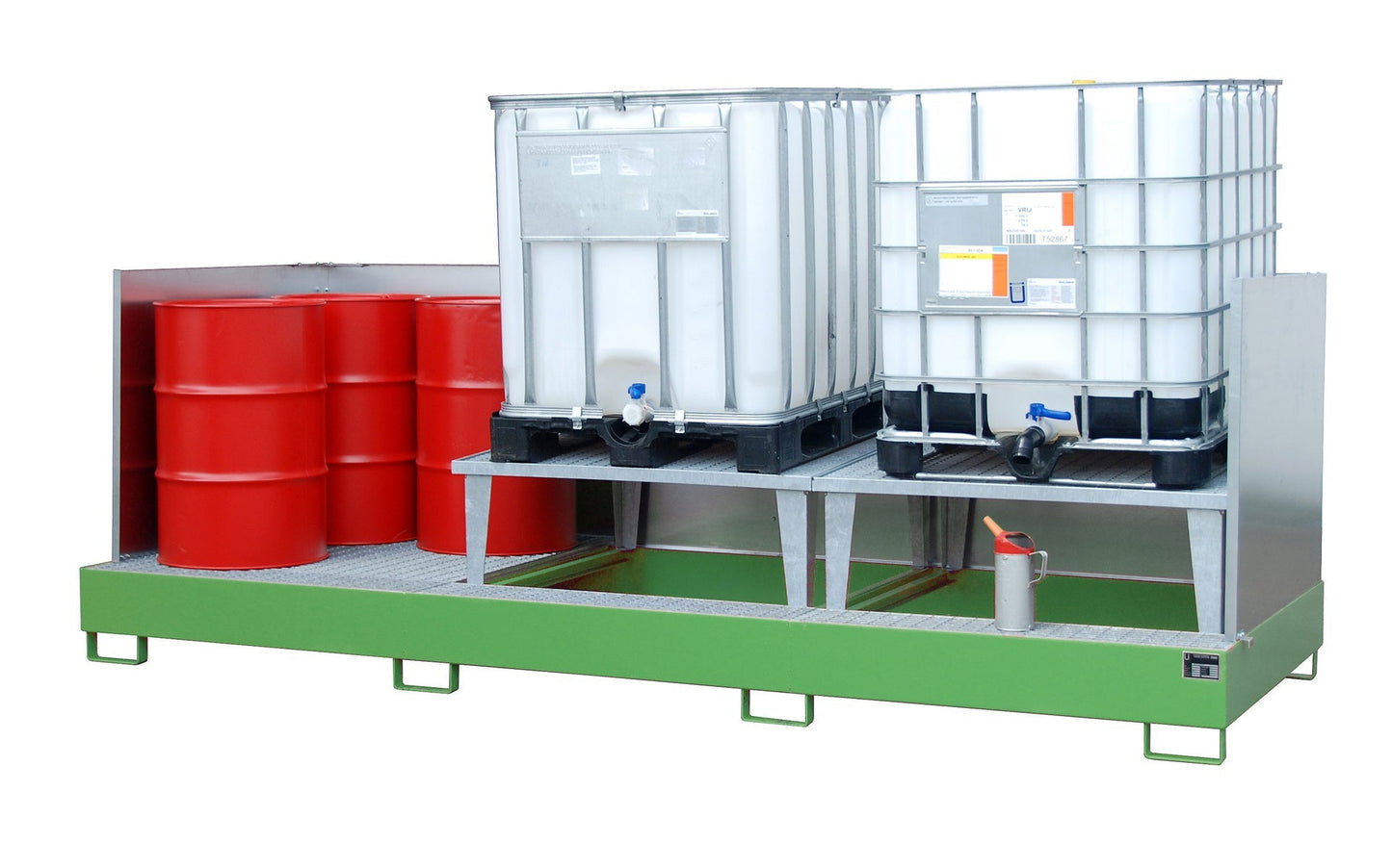 Auffangwanne AWA 32/SW, lackiert, Resedagrün - Staplertechnik24 - 4402 - 82 - 2000 - 4