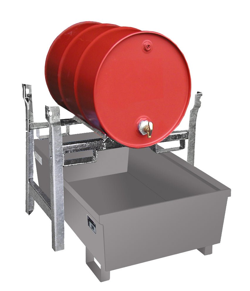 Fassregal FRA - 1, lackiert, Mausgrau - Staplertechnik24 - 4447 - 10 - 2000 - 5