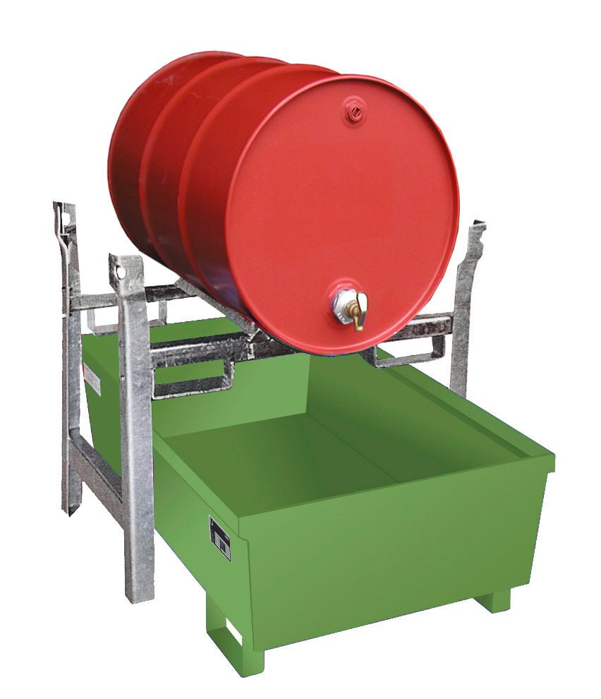 Fassregal FRA - 1, lackiert, Resedagrün - Staplertechnik24 - 4447 - 10 - 2000 - 4