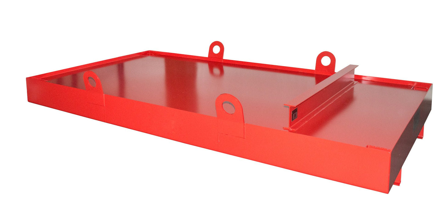 Containerwanne CW 3, lackiert, Feuerrot - Staplertechnik24 - 4513 - 03 - 0000 - 2