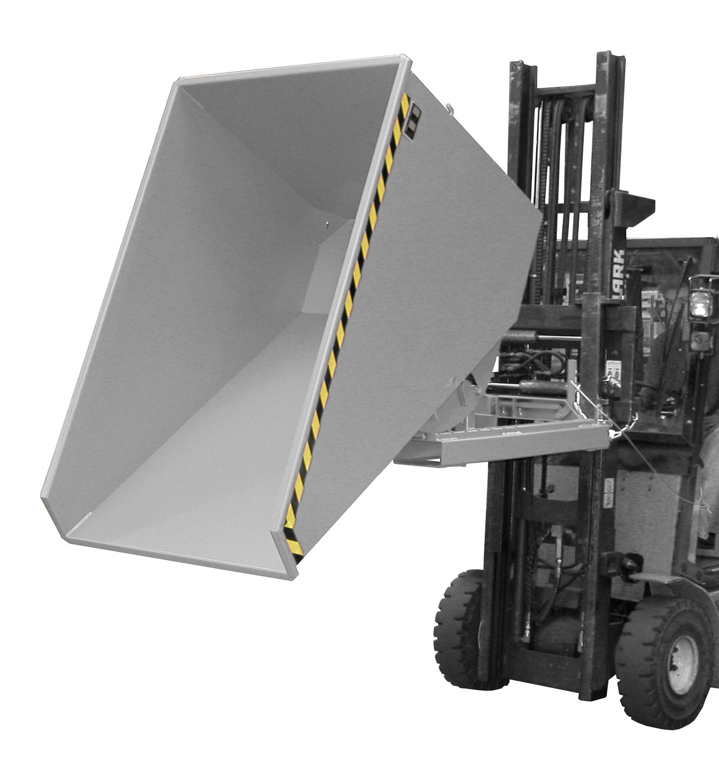 Spänebehälter EXPO - E 1200, lackiert, Mausgrau - Staplertechnik24 - 4498 - 53 - 0000 - 5