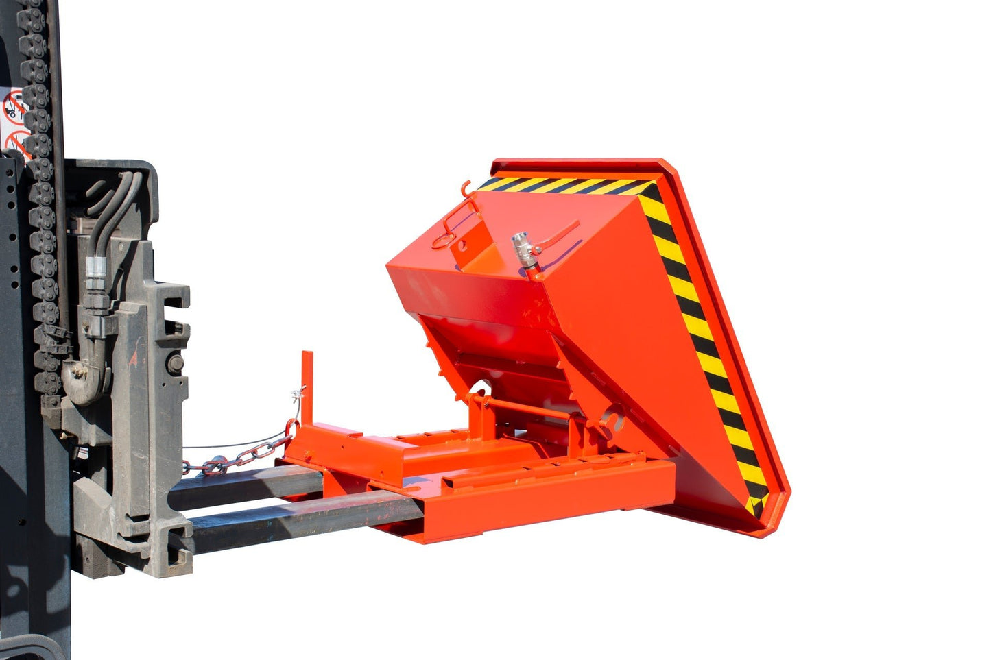 Spänebehälter EXPO - E 150, lackiert, Feuerrot - Staplertechnik24 - 4498 - 56 - 0000 - 2