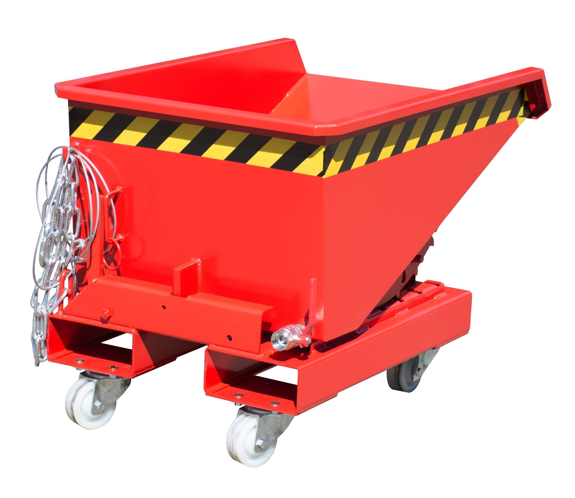 Spänebehälter EXPO - E 150, lackiert, Feuerrot - Staplertechnik24 - 4498 - 56 - 0000 - 2