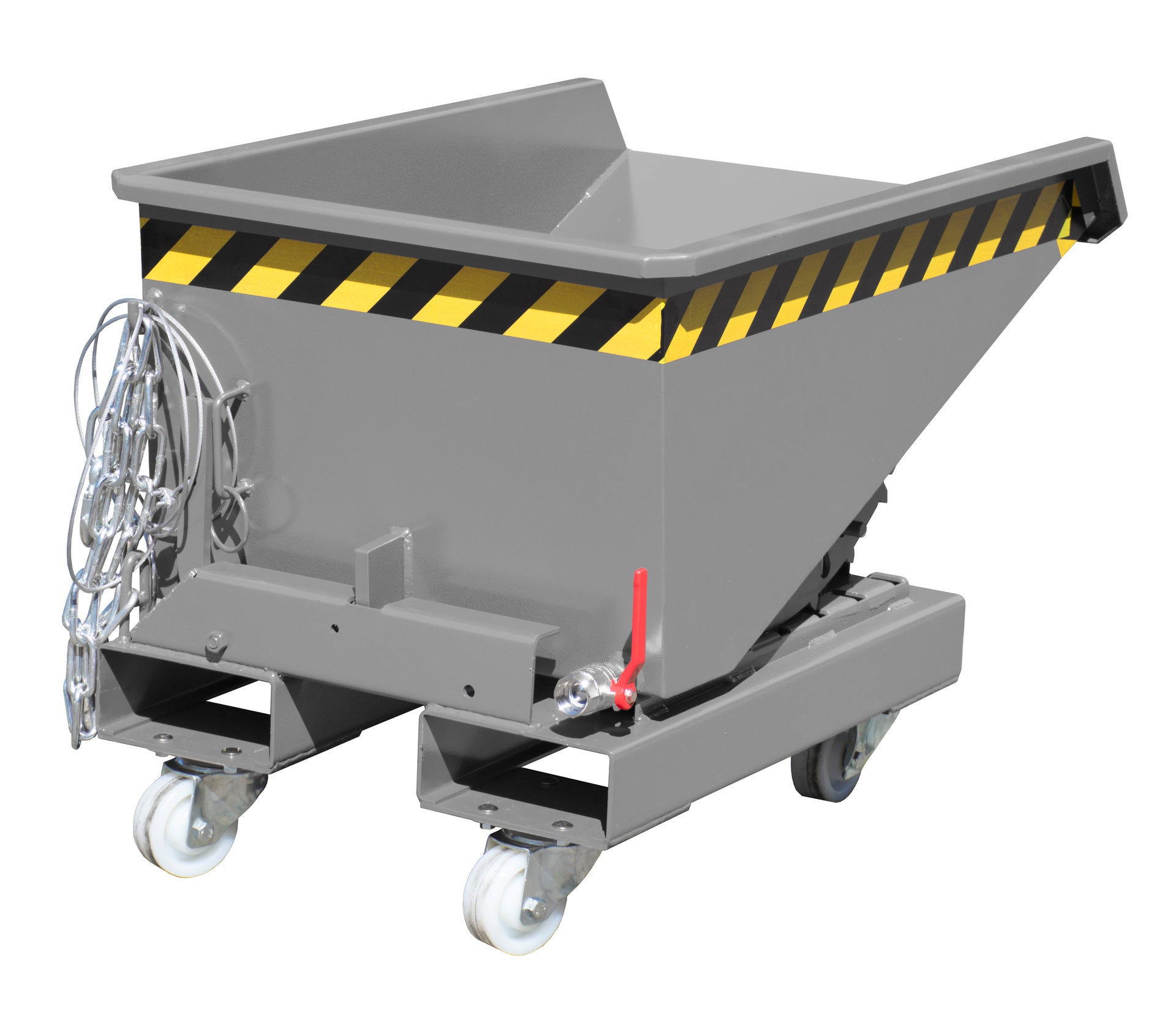 Spänebehälter EXPO - E 150, lackiert, Mausgrau - Staplertechnik24 - 4498 - 56 - 0000 - 5