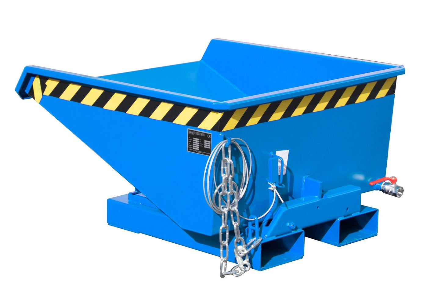 Spänebehälter EXPO - E 225, lackiert, Lichtblau - Staplertechnik24 - 4498 - 57 - 0000 - 3