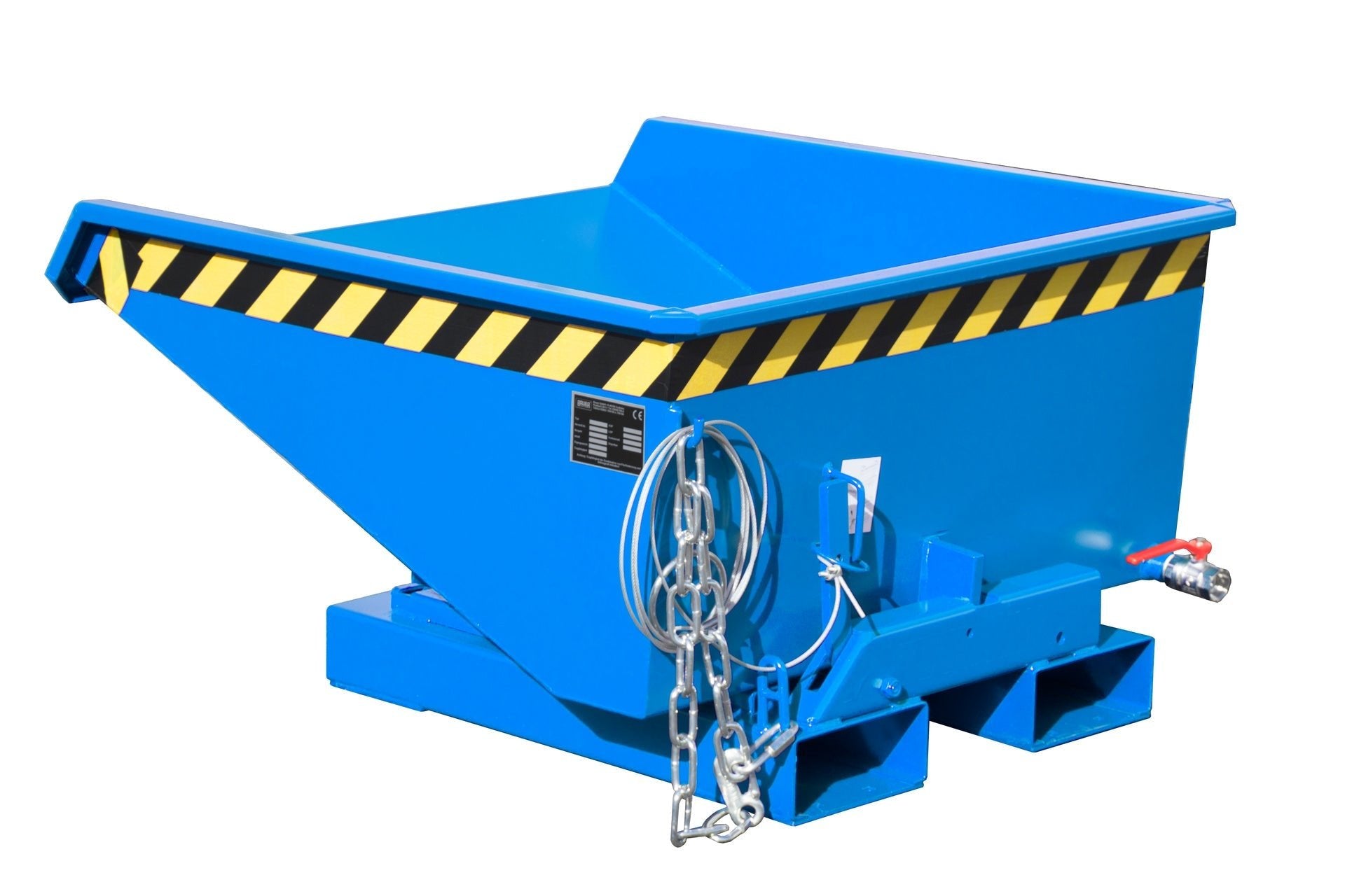 Spänebehälter EXPO - E 225, lackiert, Lichtblau - Staplertechnik24 - 4498 - 57 - 0000 - 3