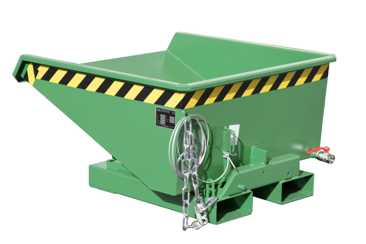 Spänebehälter EXPO - E 225, lackiert, Resedagrün - Staplertechnik24 - 4498 - 57 - 0000 - 4