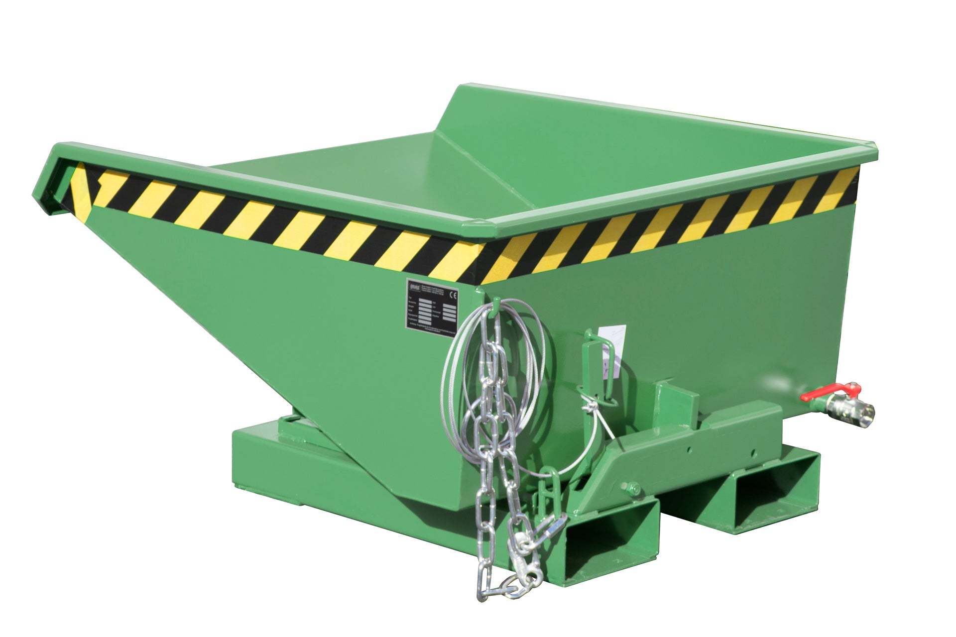 Spänebehälter EXPO - E 225, lackiert, Resedagrün - Staplertechnik24 - 4498 - 57 - 0000 - 4