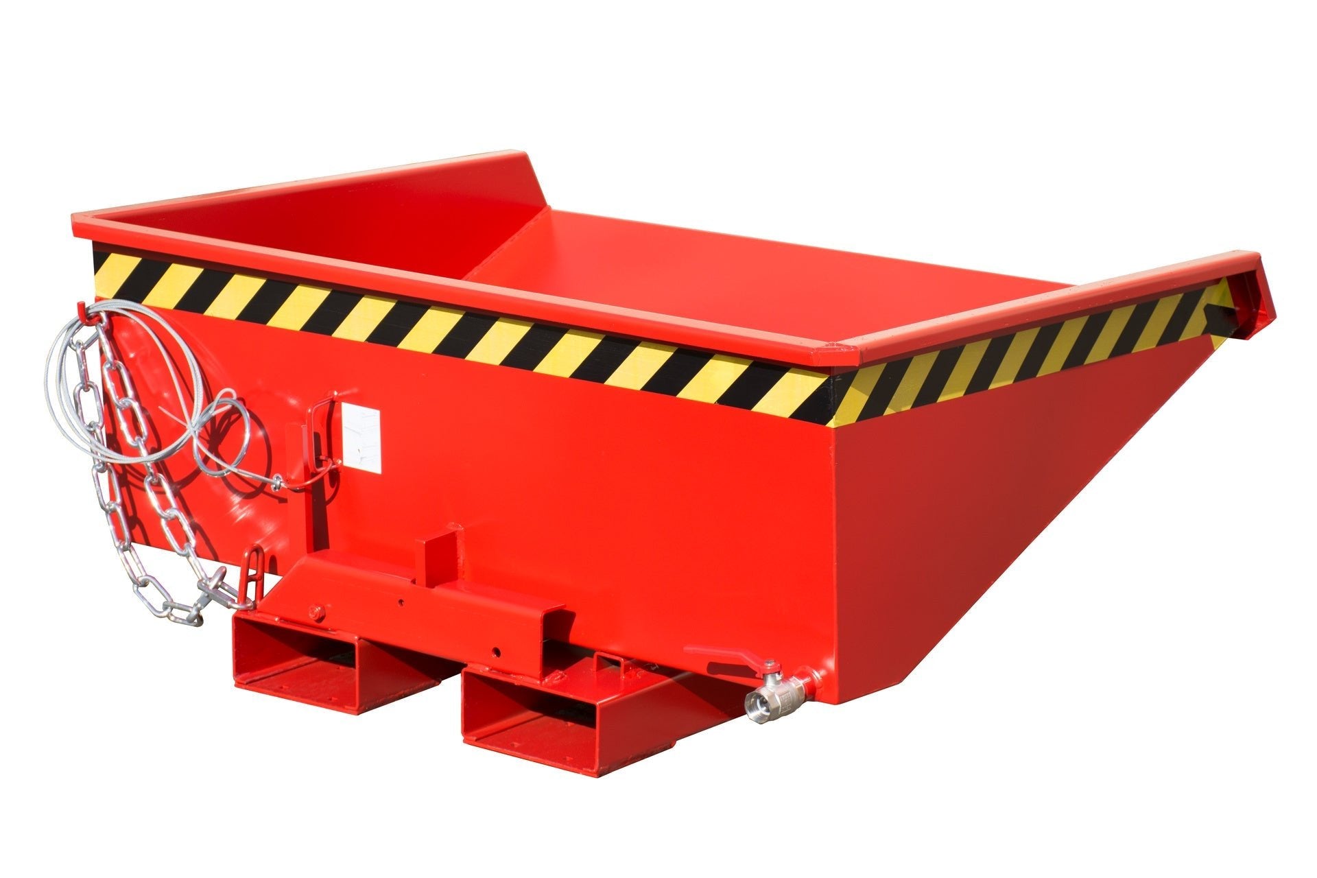 Spänebehälter EXPO - E 275, lackiert, Feuerrot - Staplertechnik24 - 4498 - 58 - 0000 - 2