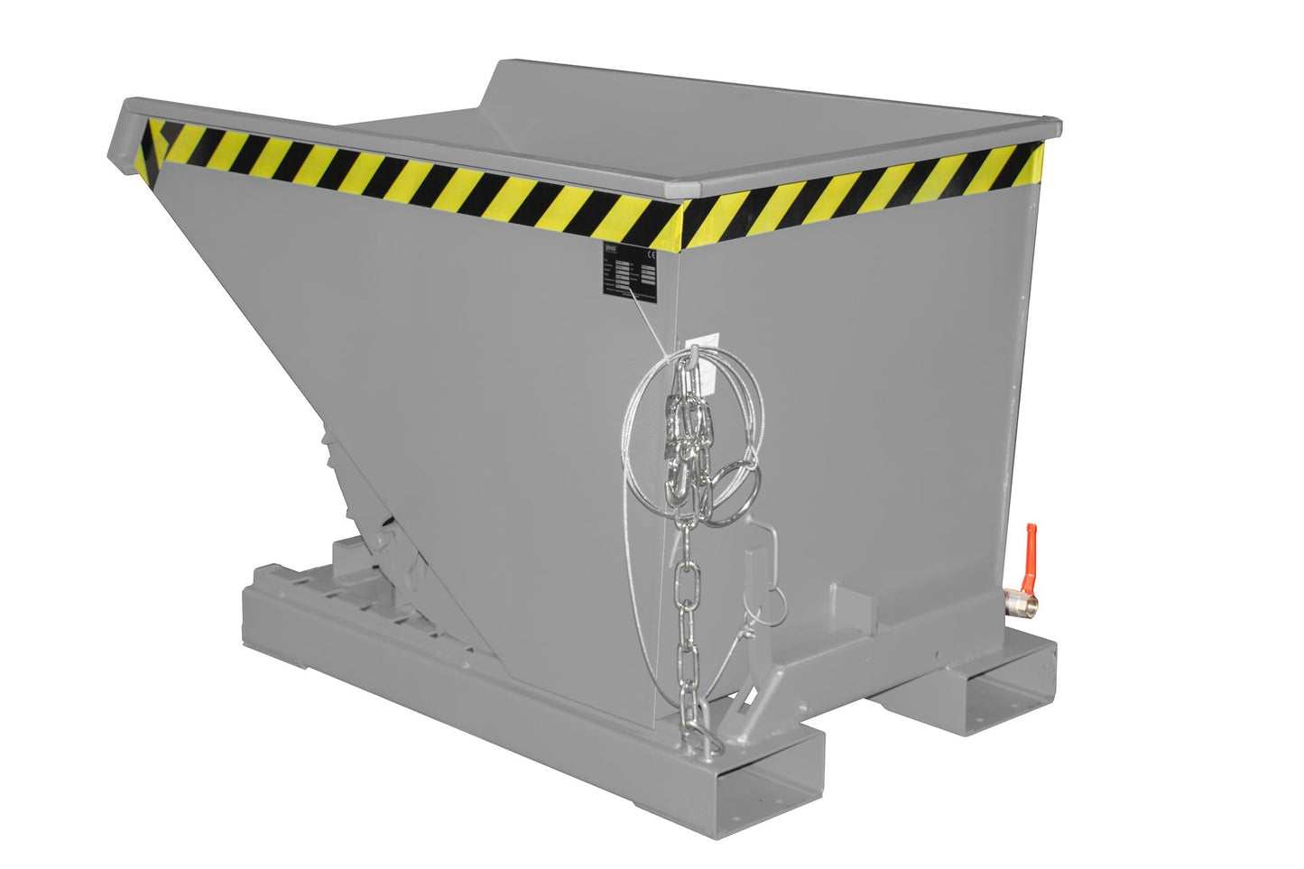 Spänebehälter EXPO - E 300, lackiert, Mausgrau - Staplertechnik24 - 4498 - 50 - 0000 - 5