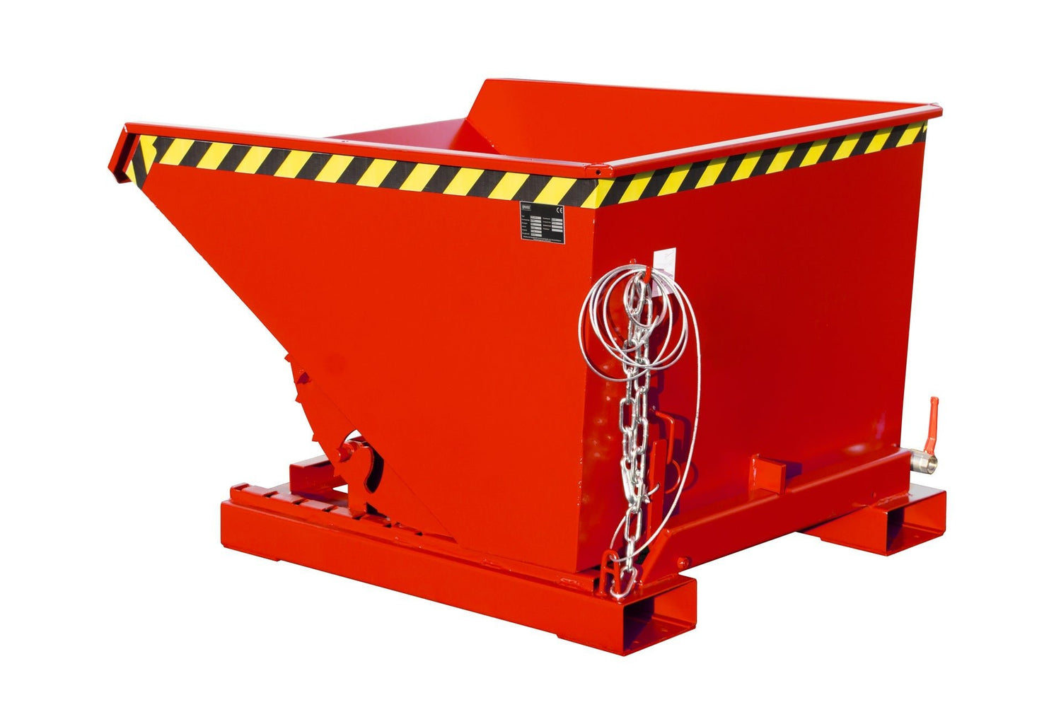 Spänebehälter EXPO - E 600, lackiert, Feuerrot - Staplertechnik24 - 4498 - 51 - 0000 - 2