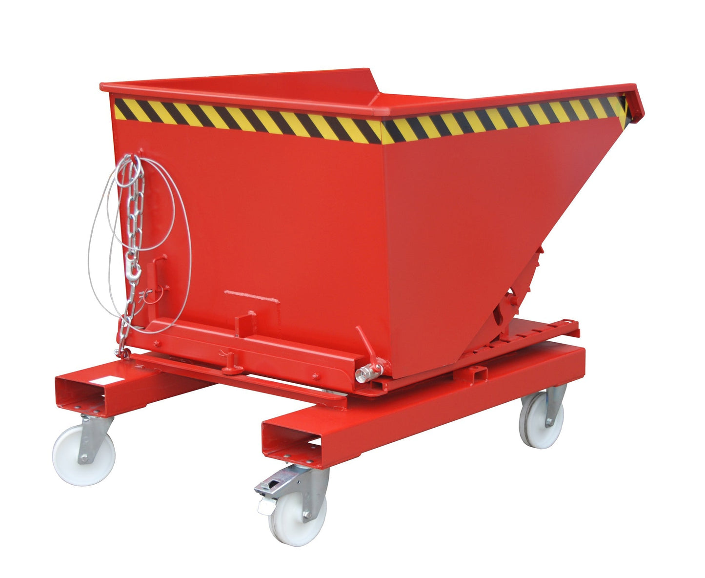 Spänebehälter S3S 600, lackiert, Feuerrot - Staplertechnik24 - 4498 - 73 - 0000 - 2