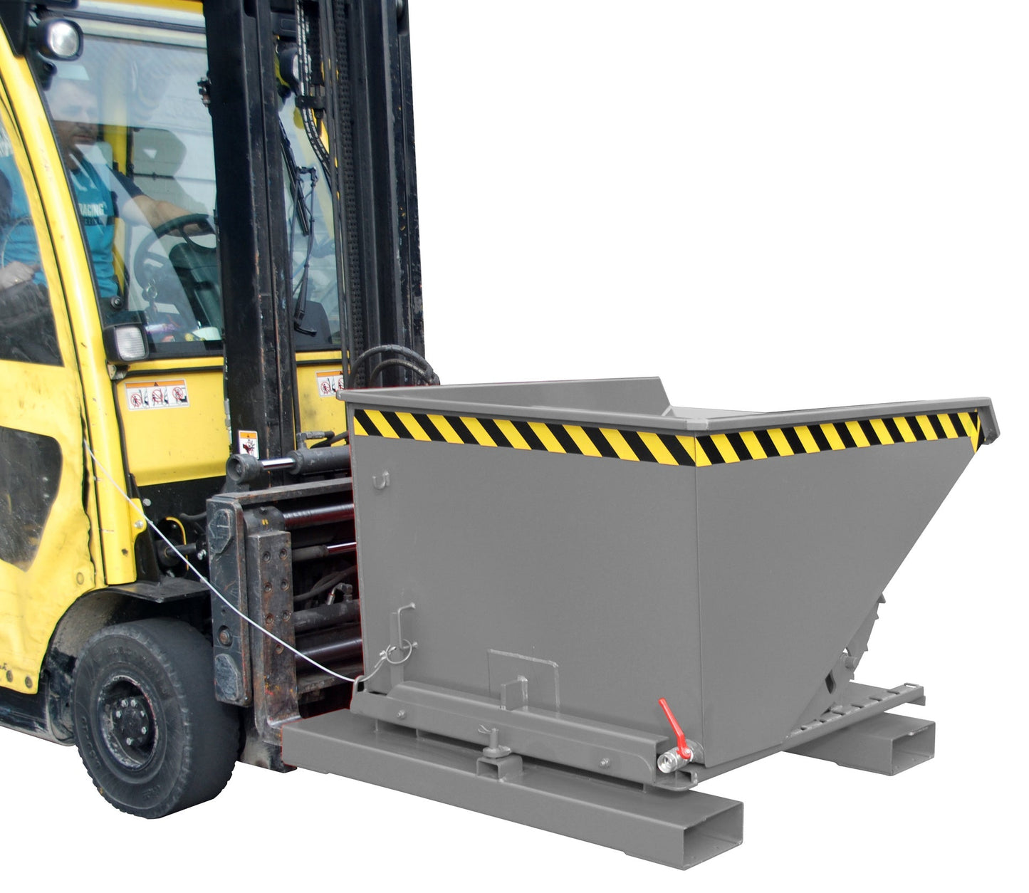 Spänebehälter S3S 600, lackiert, Mausgrau - Staplertechnik24 - 4498 - 73 - 0000 - 5