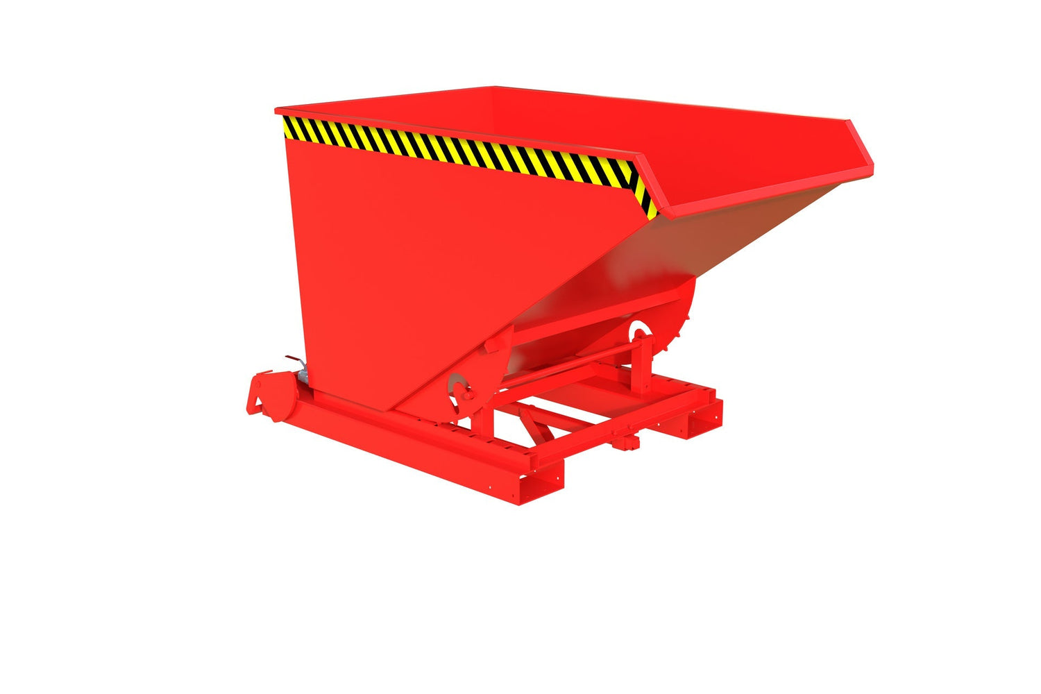 Spänebehälter S4A 1200, lackiert, Feuerrot - Staplertechnik24 - 4462 - 48 - 0000 - 2