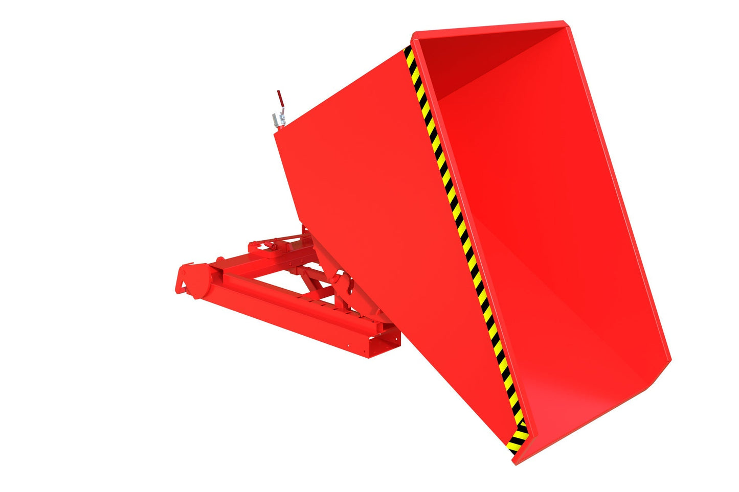 Spänebehälter S4A 1200, lackiert, Feuerrot - Staplertechnik24 - 4462 - 48 - 0000 - 2