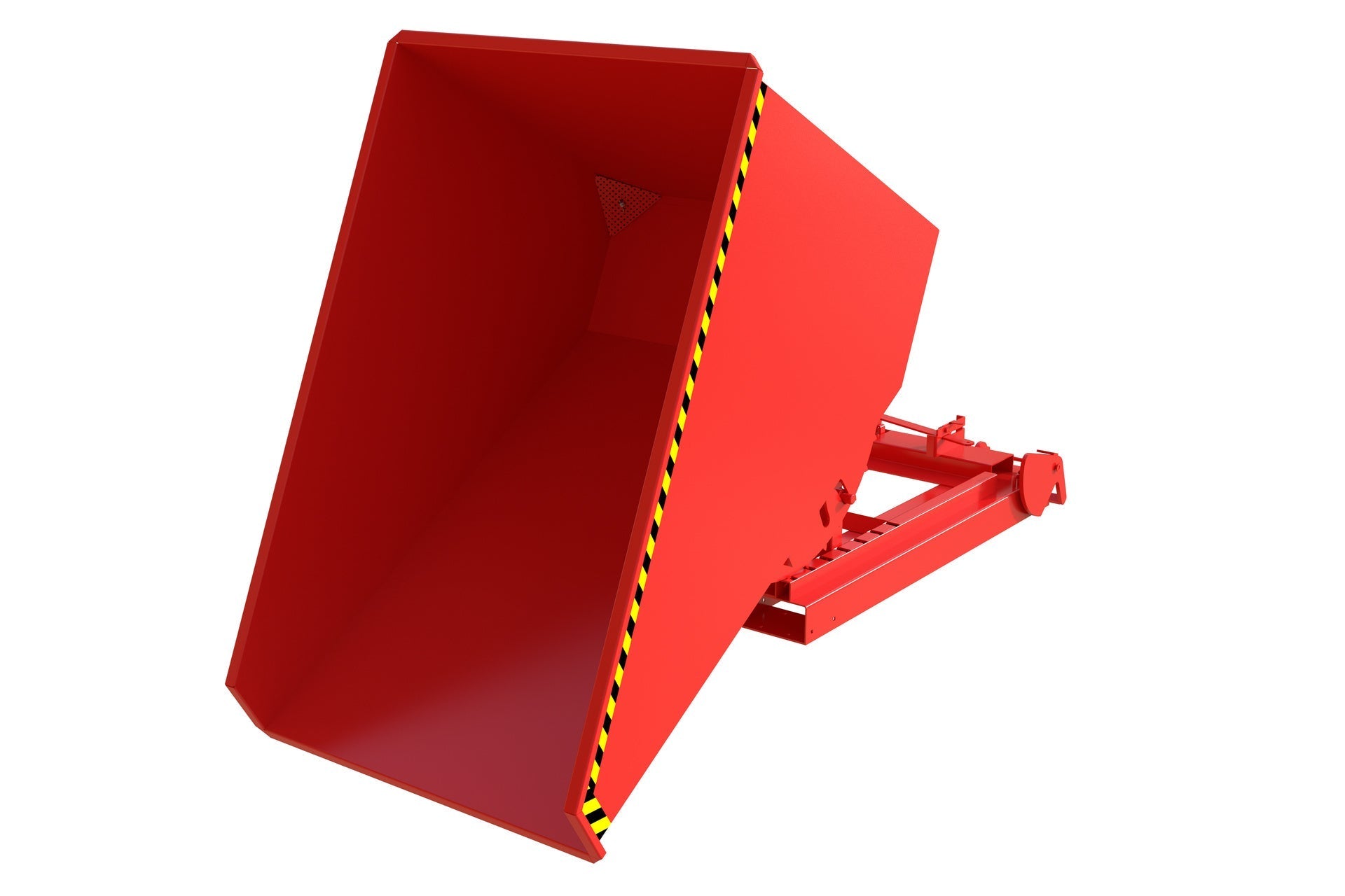 Spänebehälter S4A 1200, lackiert, Feuerrot - Staplertechnik24 - 4462 - 48 - 0000 - 2