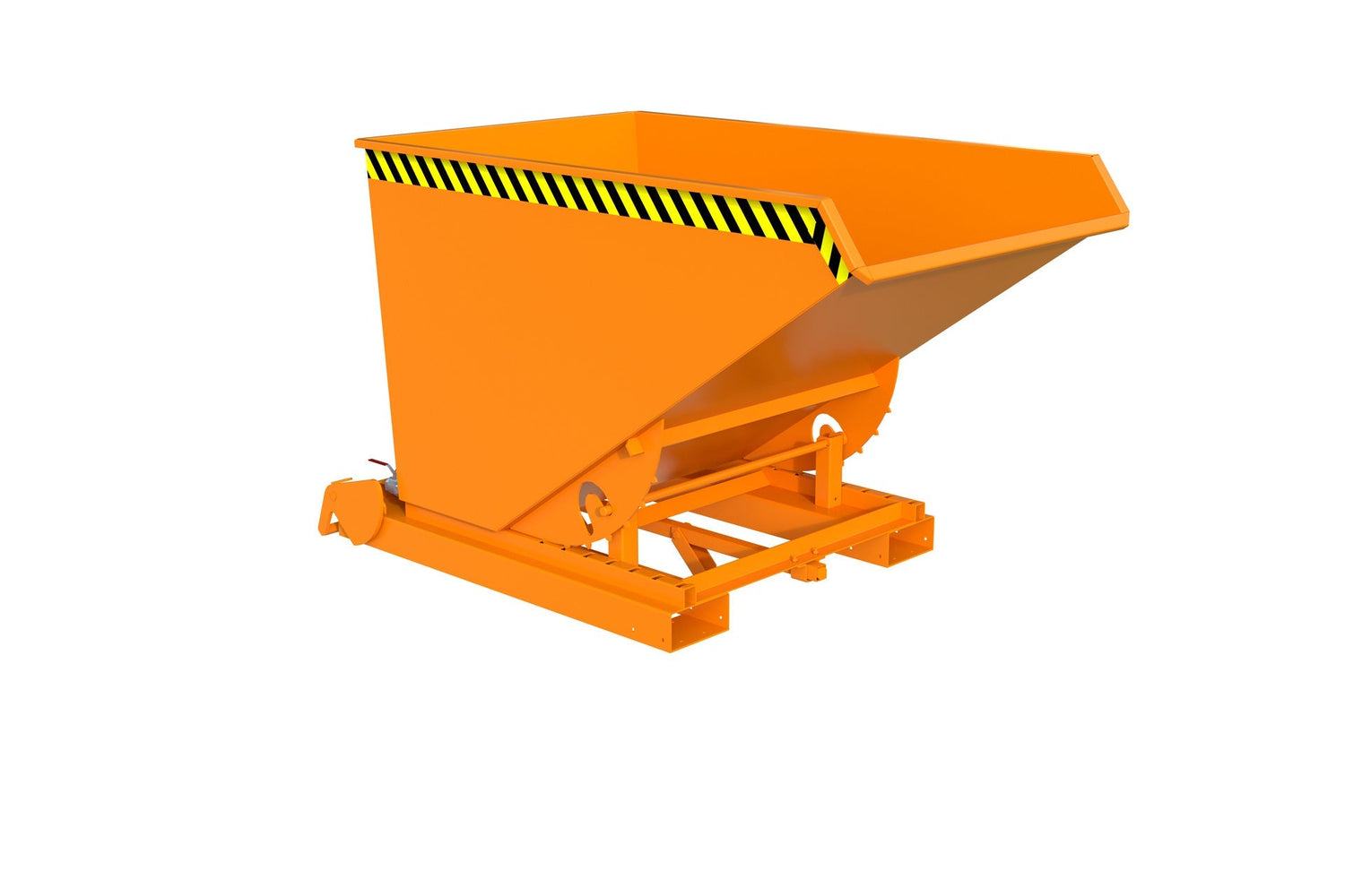 Spänebehälter S4A 1200, lackiert, Gelborange - Staplertechnik24 - 4462 - 48 - 0000 - 1