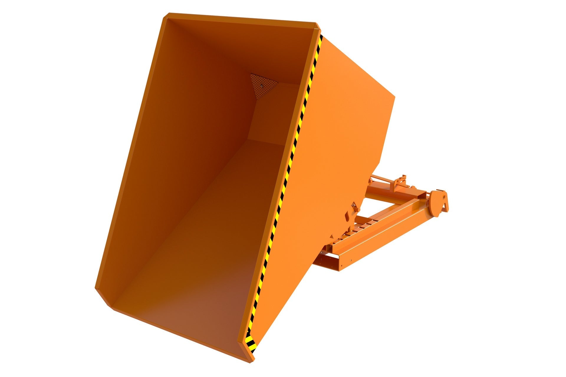 Spänebehälter S4A 1200, lackiert, Gelborange - Staplertechnik24 - 4462 - 48 - 0000 - 1