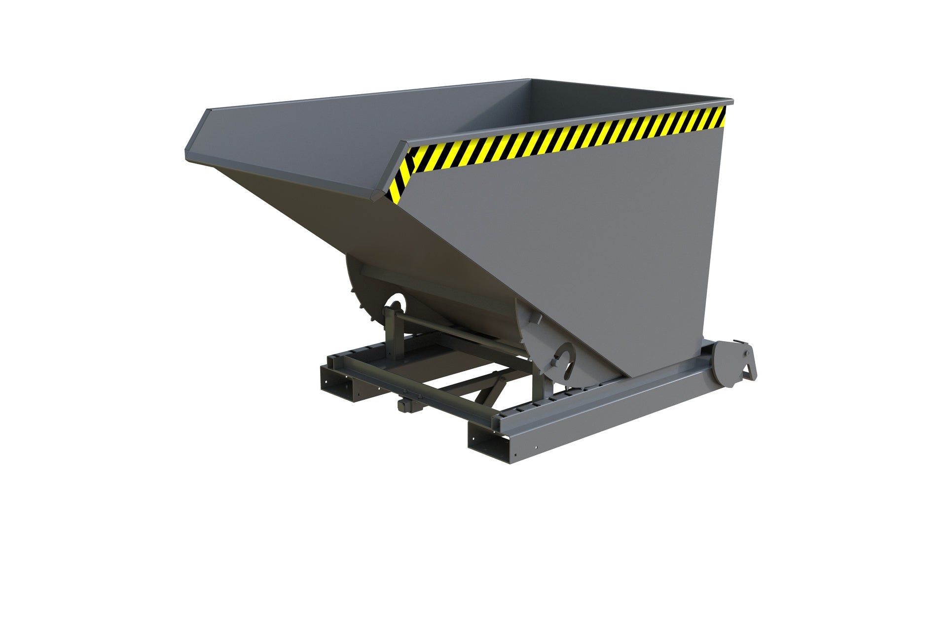 Spänebehälter S4A 1200, lackiert, Mausgrau - Staplertechnik24 - 4462 - 48 - 0000 - 5