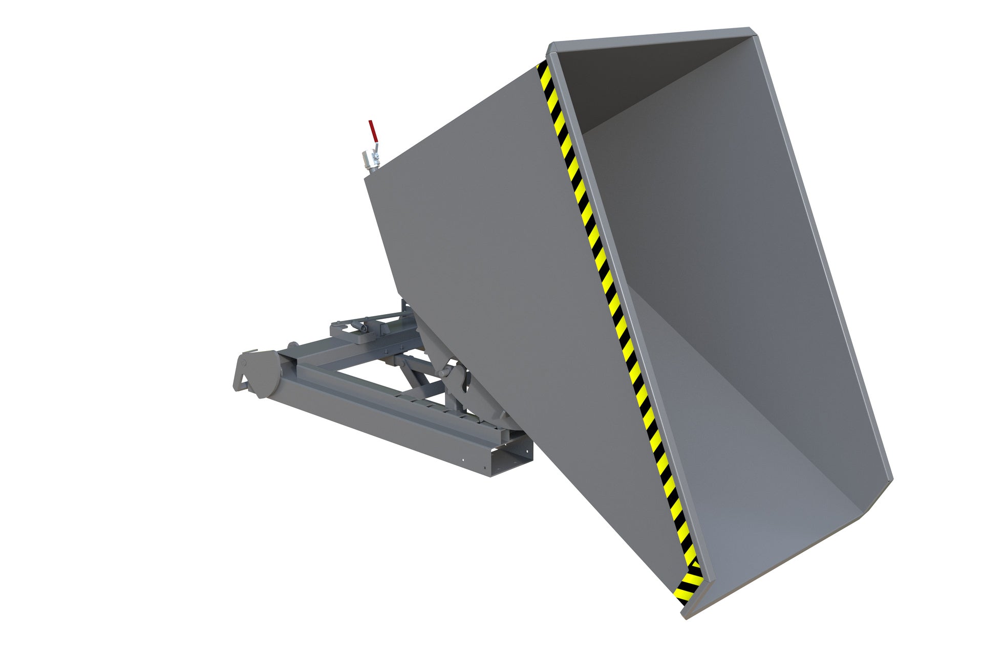 Spänebehälter S4A 1200, lackiert, Mausgrau - Staplertechnik24 - 4462 - 48 - 0000 - 5