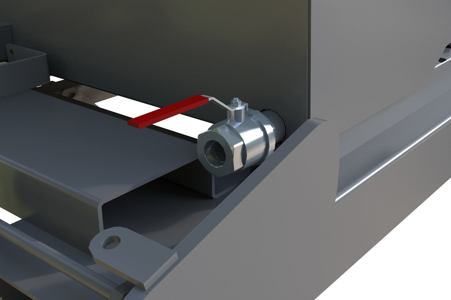Spänebehälter S4A 1200, lackiert, Mausgrau - Staplertechnik24 - 4462 - 48 - 0000 - 5