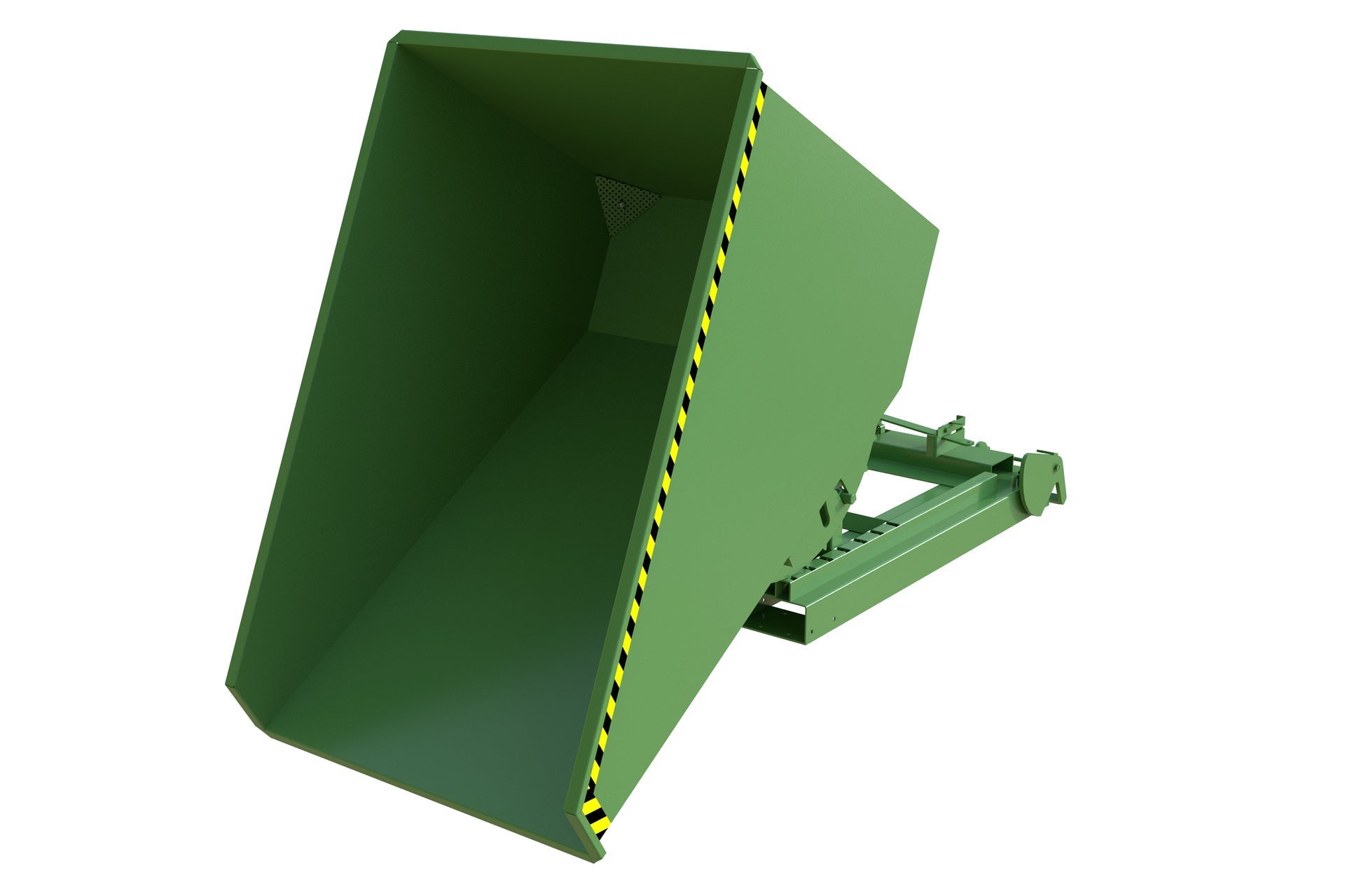 Spänebehälter S4A 1200, lackiert, Resedagrün - Staplertechnik24 - 4462 - 48 - 0000 - 4