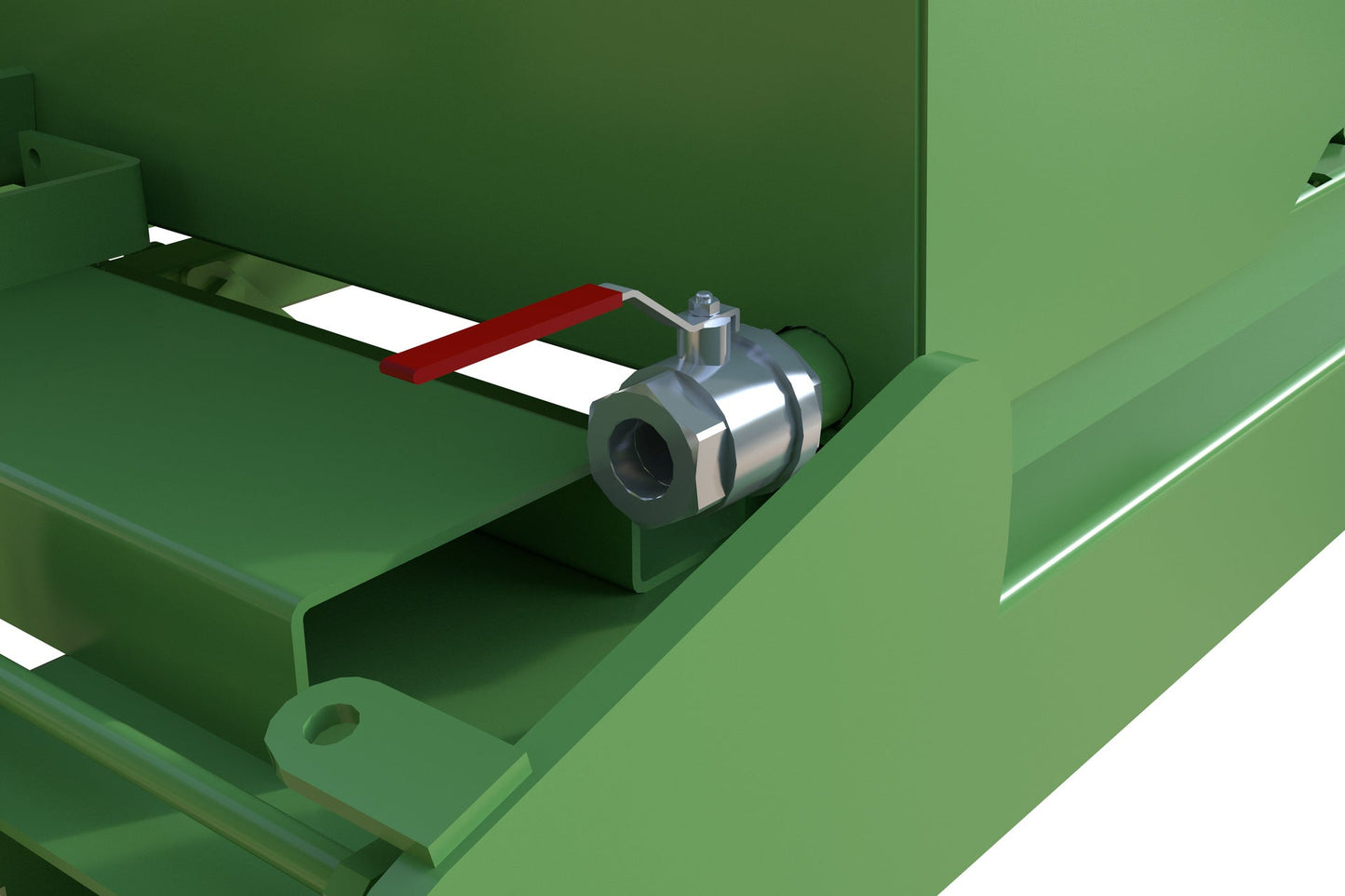 Spänebehälter S4A 900, lackiert, Resedagrün - Staplertechnik24 - 4462 - 47 - 0000 - 4