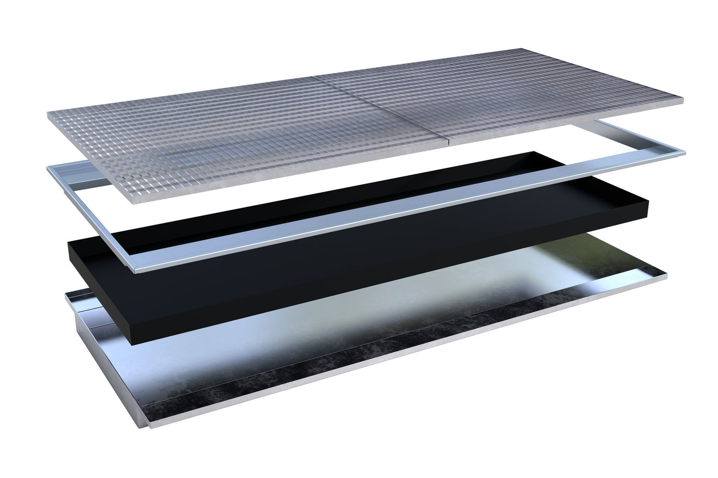 Einhängewanne mit PE - Einsatz EHW 2700 PE, feuerverzinkt - Staplertechnik24 - 4518 - 69 - 0000 - 7