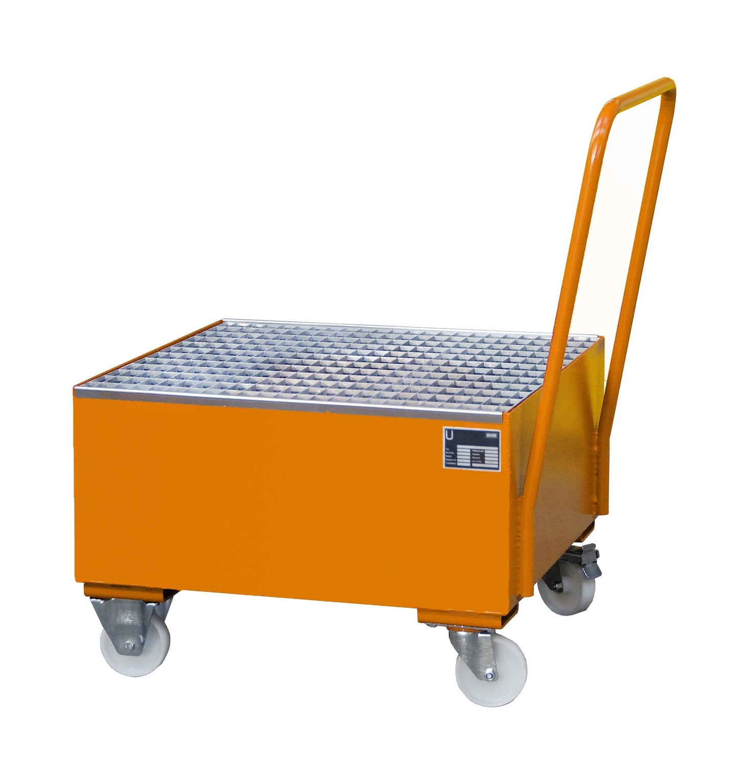 Fahrbare Auffangwanne 2004, lackiert, Gelborange - Staplertechnik24 - 4471 - 05 - 0000 - 1