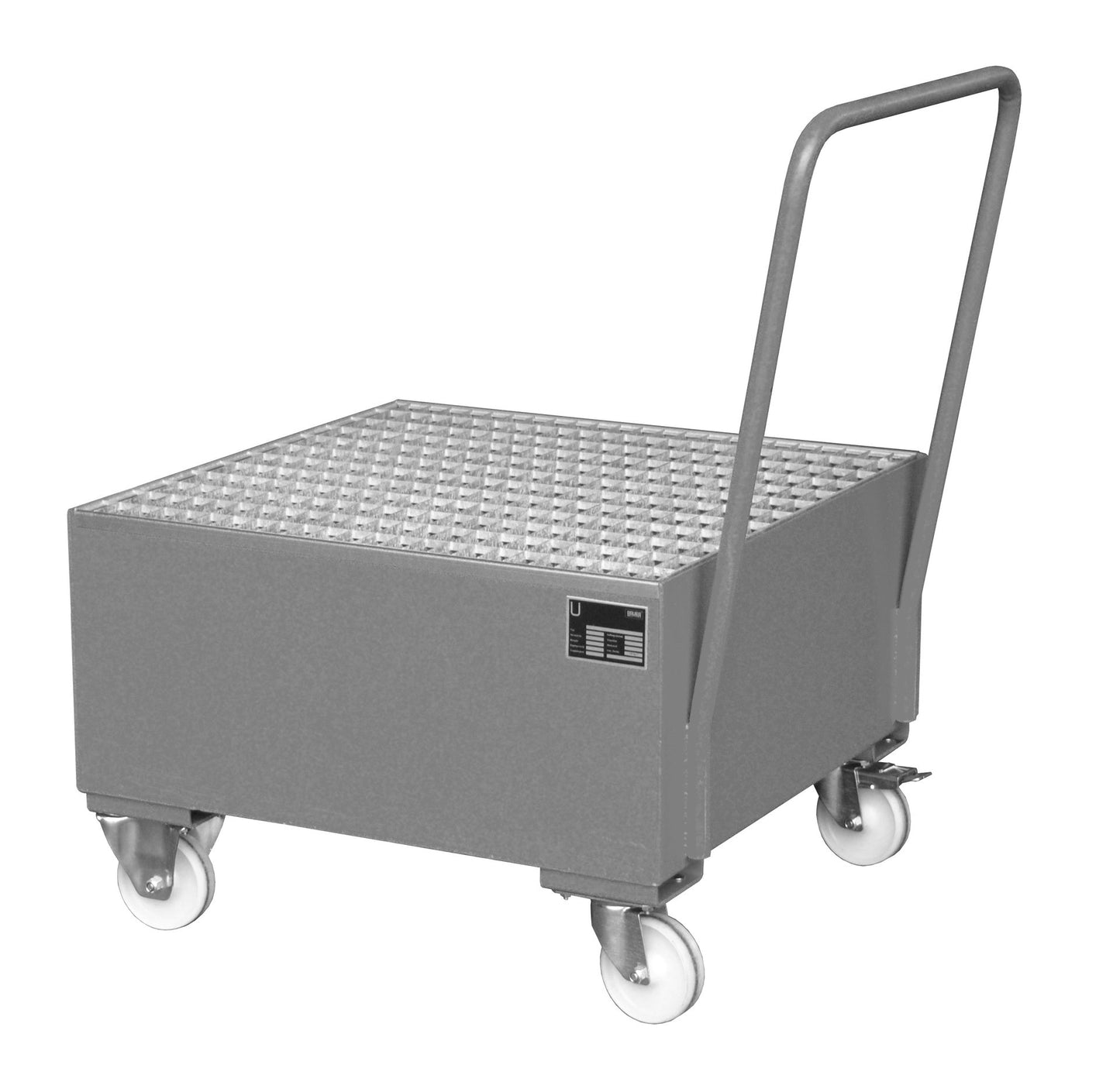 Fahrbare Auffangwanne 2004, lackiert, Mausgrau - Staplertechnik24 - 4471 - 05 - 0000 - 5